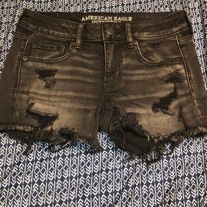 American Eagle black shorts